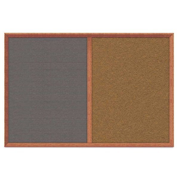 Enclosed Corkboard, 1 Door, 60
